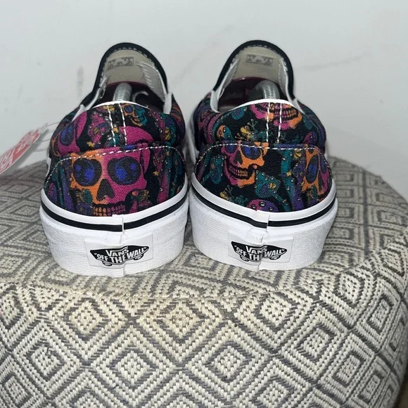 Vans Trippy Drip Black Multi Slip-O Colorful Slip-On Shoes UNISEX - Picture 5 of 7